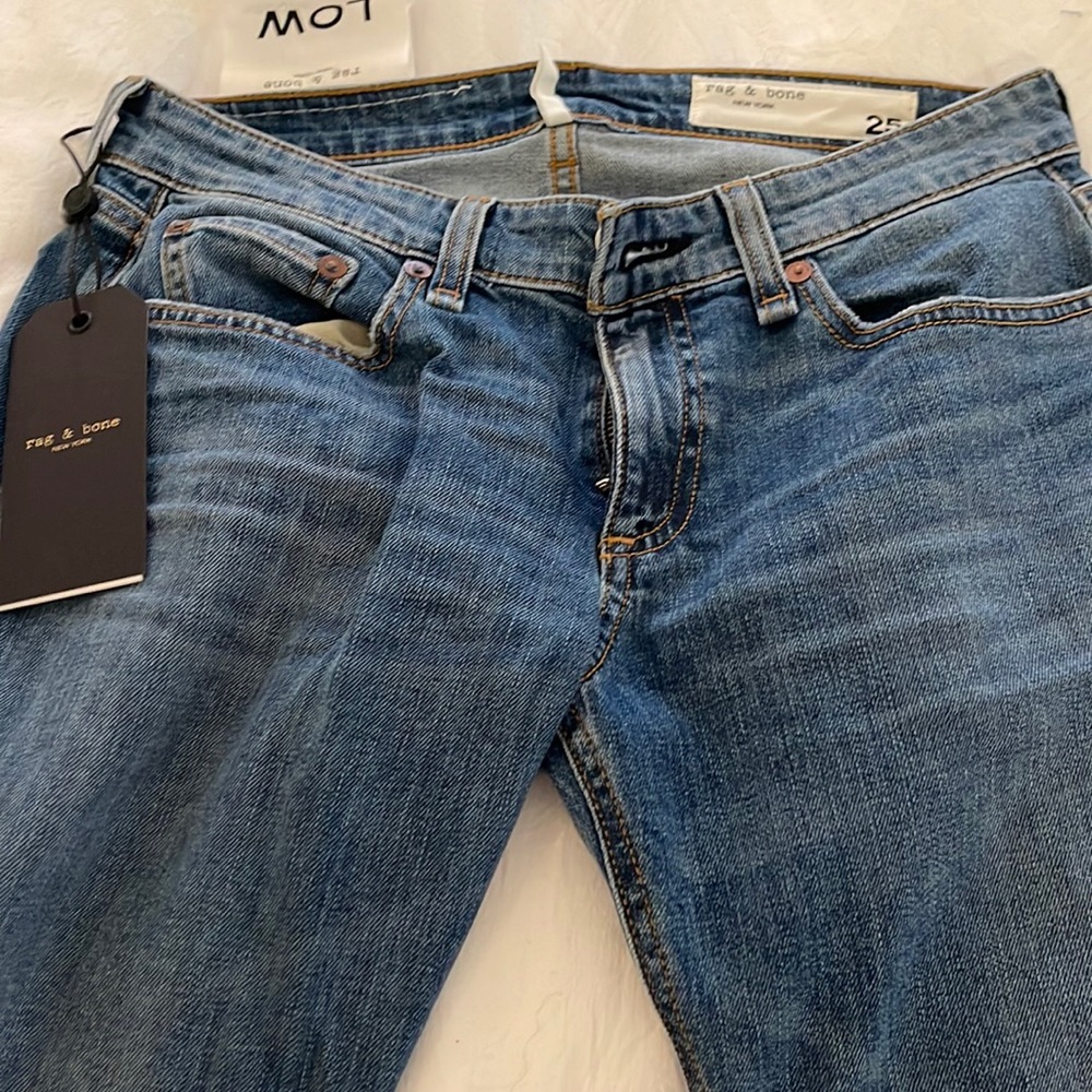 Rag and Bone Dre-Low Rise slim boyfriend.